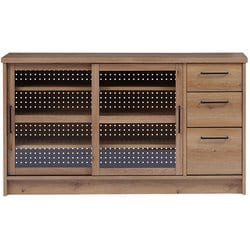 150cm幅 キャビネット エルメ 背面有孔ボード 363199