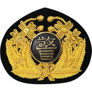 18537-90-888 [ジーベック 帽章モール三枚葉（警中入れ）]