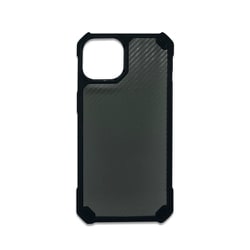 AC-P22-T CB [iPhone 14用 耐衝撃ハイブリッド背面カーボン柄ケース カーボン]