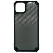 AC-P22X-T CB [iPhone 14 Plus用 耐衝撃ハイブリッド背面カーボン柄ケース カーボン]
