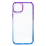 AC-P22X-NC2 [iPhone 14 Plus用 グラデーションバックカバーケース パープル×ブルー]