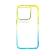 AC-P22P-NC3 [iPhone 14 Pro用 グラデーションバックカバーケース レモン×ミント]