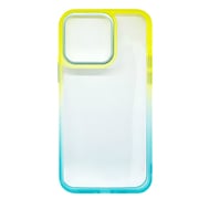 AC-P22PX-NC3 [iPhone 14 Pro MAX用 グラデーションバックカバーケース レモン×ミント]