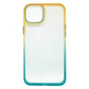 AC-P22X-NC5 [iPhone 14 Plus用 グラデーションバックカバーケース オレンジ×ミント]
