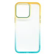 AC-P22PX-NC5 [iPhone 14 Pro MAX用 グラデーションバックカバーケースオレンジ×ミント]