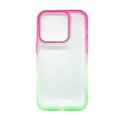 AC-P22P-NC6 [iPhone 14 Pro用 グラデーションバックカバーケース ストロベリー×グリーン]