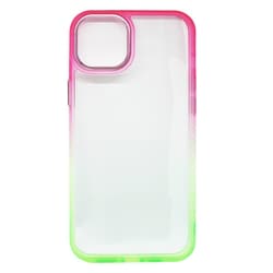 AC-P22X-NC6 [iPhone 14 Plus用 グラデーションバックカバーケース ストロベリー×グリーン]