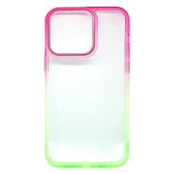 AC-P22PX-NC6 [iPhone 14 Pro MAX用 グラデーションバックカバーケース ストロベリー×グリーン]