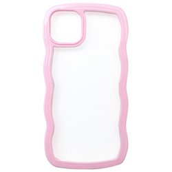 AC-P22-WA PK [iPhone 14用 デコボコ耐衝撃ケース ピンク]