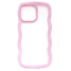 AC-P22P-WA PK [iPhone 14 Pro用 デコボコ耐衝撃ケース ピンク]
