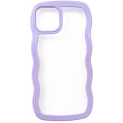 AC-P22X-WA PR [iPhone 14 Plus用 デコボコ耐衝撃ケース パープル]