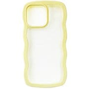 AC-P22P-WA YL [iPhone 14 Pro用 デコボコ耐衝撃ケース イエロー]