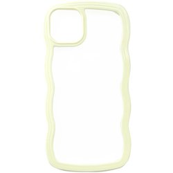 AC-P22X-WA YL [iPhone 14 Plus用 デコボコ耐衝撃ケース イエロー]