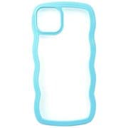 AC-P22-WA BL [iPhone 14用 デコボコ耐衝撃ケース ブルー]