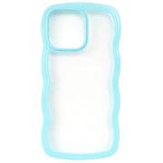 AC-P22P-WA BL [iPhone 14 Pro用 デコボコ耐衝撃ケース ブルー]