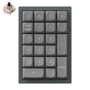 Keychron Q0 QMK カスタム・テンキー 組み立て済み/シルバーグレー/Gateron G Proスイッチ(ホットスワップ) 茶軸 Q0-D3