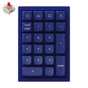 Keychron Q0 QMK カスタム・テンキー 組み立て済み/ネイビーブルー/Gateron G Proスイッチ(ホットスワップ) 赤軸 Q0-J1