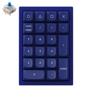 Keychron Q0 QMK カスタム・テンキー 組み立て済み/ネイビーブルー/Gateron G Proスイッチ(ホットスワップ) 青軸 Q0-J2