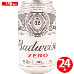 ヨドバシ.com - アンハイザー バドワイザー ゼロ 350ml×24缶 [アルコールテイスト飲料] 通販【全品無料配達】