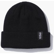 ビーニー ニットキャップ A/W BEANIE 22154SL BLACK [ニットキャップ ビーニー]