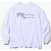 ワイルド キャット ロングスリーブ WILD CAT L/S 22139KY WHITE Lサイズ [アウトドア カットソー メンズ]