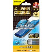 PM-A22AFLGCBL [iPhone 14/13/13 Pro用 ガラスフィルム 高透明 ブルーライトカット セラミックコート]