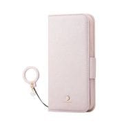 PM-A22BPLFJM2PN [iPhone 14 Plus用 ケース カバー レザー 手帳型 マグネット フラップ 耐衝撃 衝撃吸収 スタンド機能付 フィンガースト]