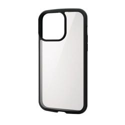 PM-A22DTSLFCBK [iPhone 14 Pro MAX用 ケース カバー ハイブリッド 耐衝撃 衝撃吸収 軽量 薄型]