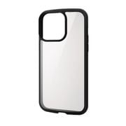 PM-A22DTSLFCBK [iPhone 14 Pro MAX用 ケース カバー ハイブリッド 耐衝撃 衝撃吸収 軽量 薄型]
