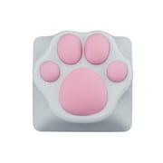 ZOMO PLUS ABS Kitty Paw Keycap White Pink zp-abs-kitty-paw-white-pink
