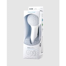 シャワーヘッド 浄水シャワーヘッド egg（エッグ） 水流切り替え機能：2種類 節水効果あり PZS320