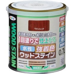 水性強着色ウッドステイン 1/5L ワインレッド