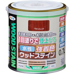 水性強着色ウッドステイン 0.7L ワインレッド