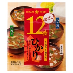 ひかり即席みそ汁 赤だし 12食