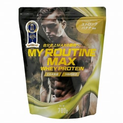 MAX プロテイン h01-my ストロングバナナ風味 700g [プロテイン]