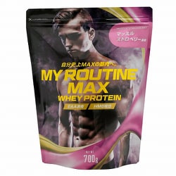 MAX プロテイン h01-my マッスルストロベリー風味 700g [プロテイン]