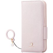 PM-A22CPLFJM2PN [iPhone 14 Pro用 ケース カバー レザー 手帳型 マグネット フラップ 耐衝撃 衝撃吸収 スタンド機能付 フィンガースト]