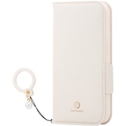 PM-A22CPLFJM2WH [iPhone 14 Pro用 ケース カバー レザー 手帳型 マグネット フラップ 耐衝撃 衝撃吸収 スタンド機能付 フィンガースト]