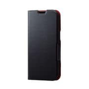 PM-A22APLFUBK [iPhone 14/13用 ケース カバー レザー 手帳型 マグネット]