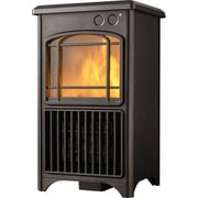 暖炉型セラミックヒーター 300W 手元足元・卓上向け SC-DCH300 BK