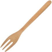 フォーク WOODN 18cm M 天然木 木製 MSF25SW