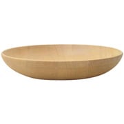 プレート 23cm L ラウンドディッシュ 木製 皿 食器 洋食器 天然木 ビーチ MRB230BE