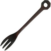 フォーク 14cm レンチ 工具 天然木 木製 シタン 籐芸 TFW-20-SK
