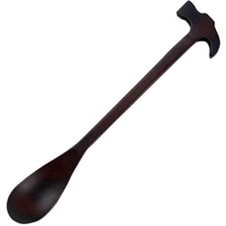 スプーン 14cm ハンマー 工具 天然木 木製 シタン 籐芸 TSH-20-SK