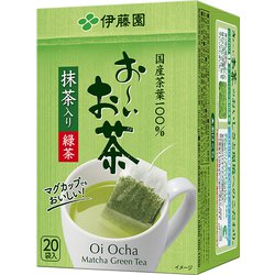 おーいお茶 緑茶（抹茶入り） 1.8g×20袋 エコティーバッグ