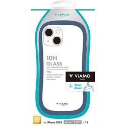 LN-IM22VMFNV [iPhone 14用 耐傷・耐衝撃ハイブリッドケース 「ViAMO freely」 ネイビー]