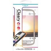 LN-IM22PLCBG [iPhone 14用 耐衝撃ハイブリッドケース 「Cleary」 ベージュ]