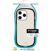 LN-IP22VMPWH [iPhone 14 Pro用 耐衝撃ハイブリッドケース 「ViAMO personal」 ホワイトベージュ]