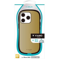 LN-IP22VMPKGD [iPhone 14 Pro用 耐衝撃ハイブリッドケース 「ViAMO personal」 メタルシャンパン]