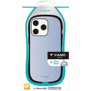 LN-IP22VMPKBL [iPhone 14 Pro用 耐衝撃ハイブリッドケース 「ViAMO personal」 メタルブルー]